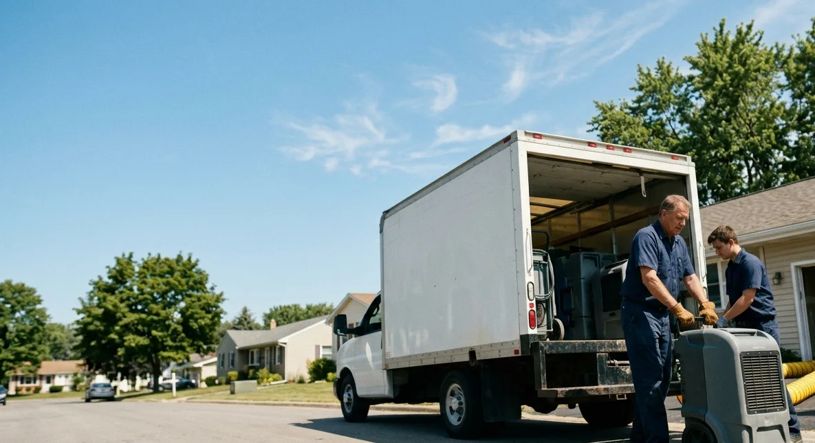Water Damage Cleanup in Higginsport, OH near me